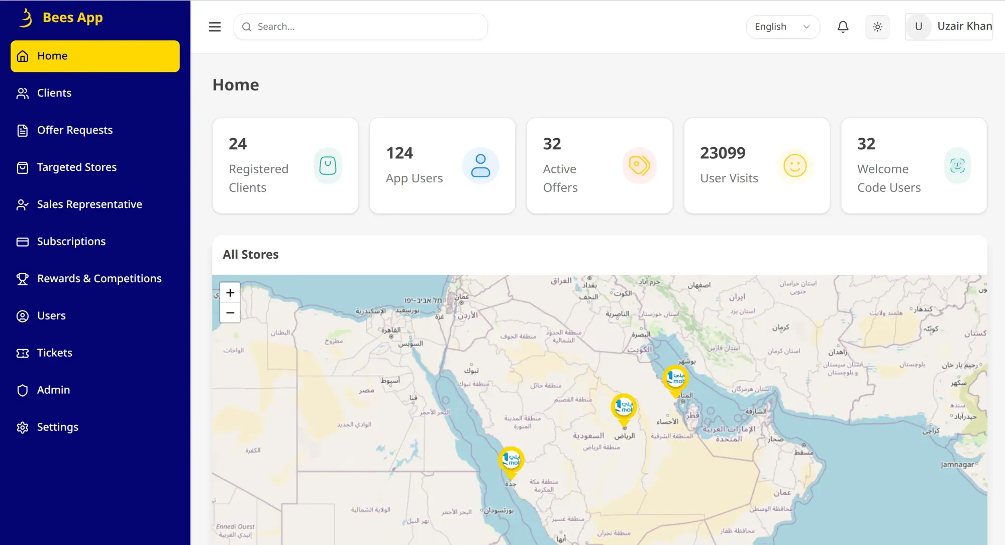 BeesApp operations dashboard built on the rebuilt Next.js and FastAPI platform