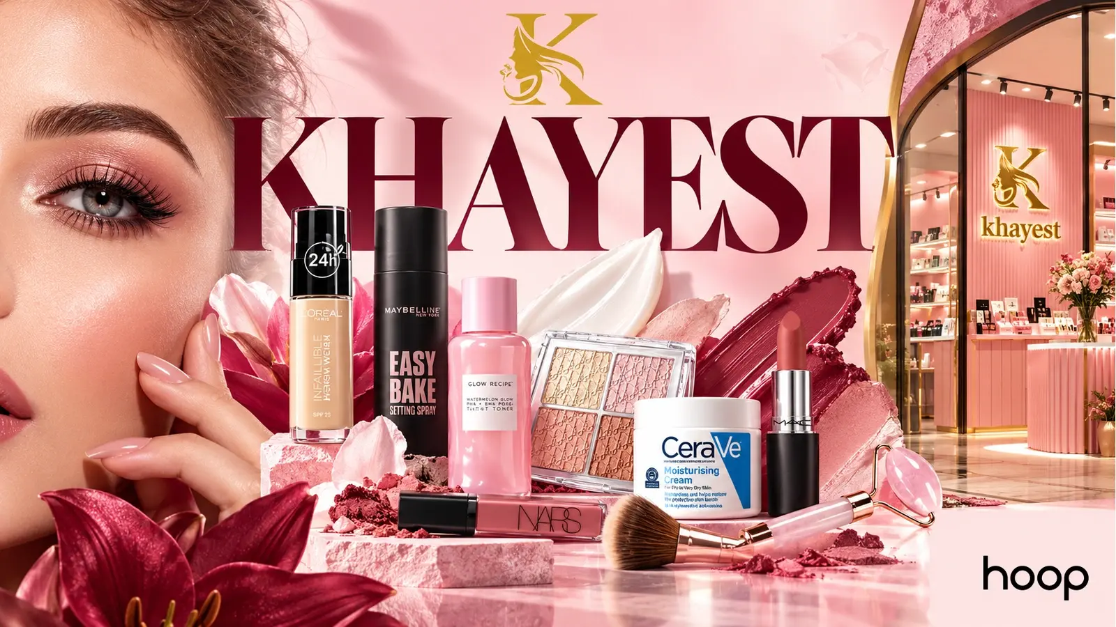 Khayest beauty e-commerce storefront and Instagram presence after performance and growth transformation