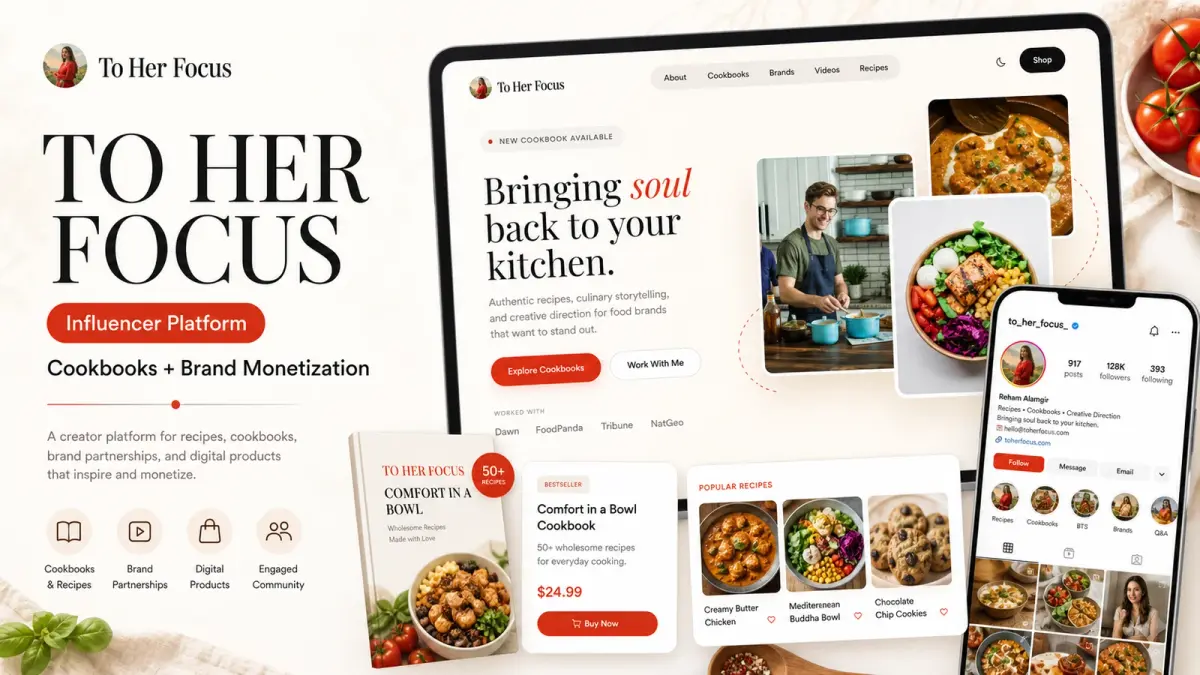 To Her Focus brand transformation