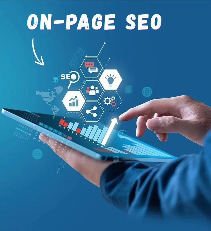 On-page SEO optimization guide concept for 2026