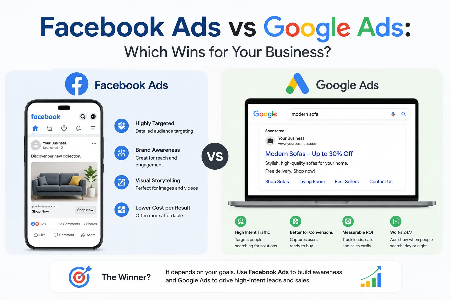 Facebook Ads building brand awareness across social feeds