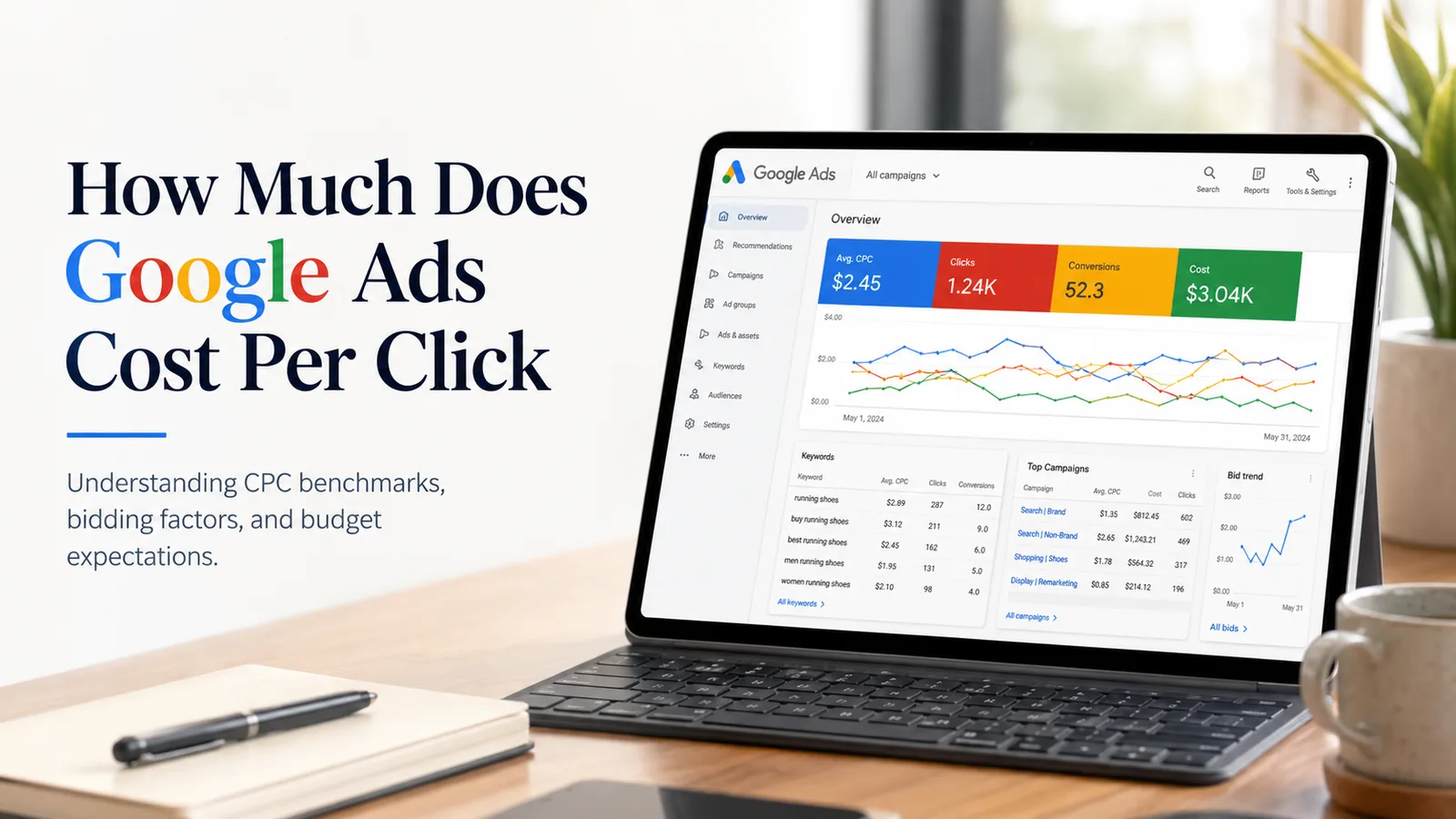 Factors that affect Google Ads cost per click