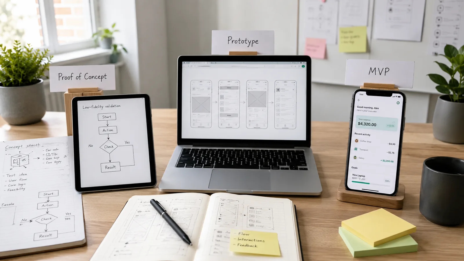 Building a minimum viable product step by step